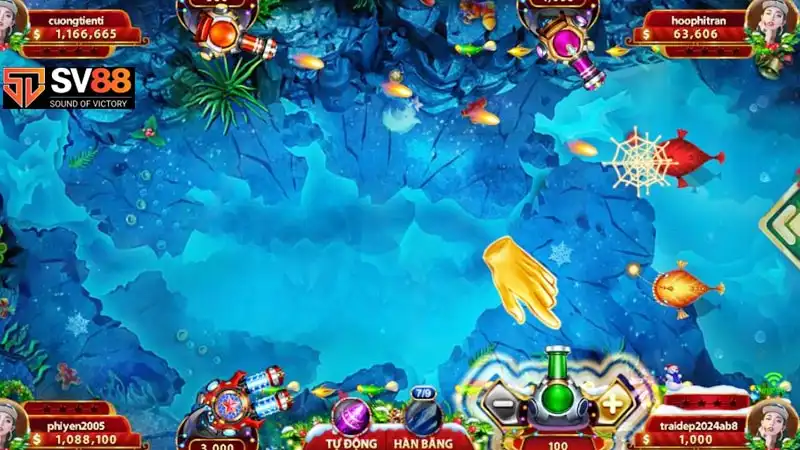 Bắn cá đại lễ hội có 3 sảnh chơi cho cược thủ