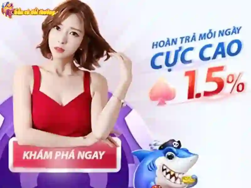 Thưởng hoàn trả 1,5% tiền cược
